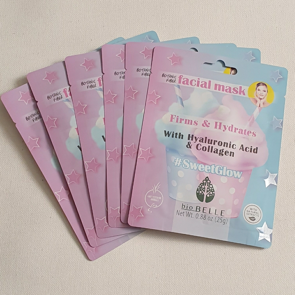 Cotton Candy Facemasks Pack of 6